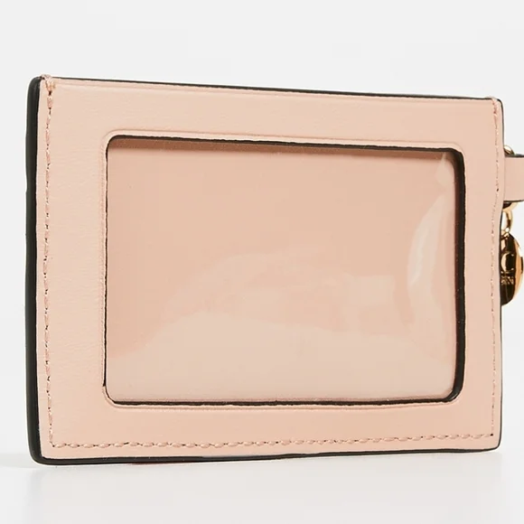 ZAC Zac Posen Earthette -Apricot Floral Embellished Card Holder - Picture 2 of 4